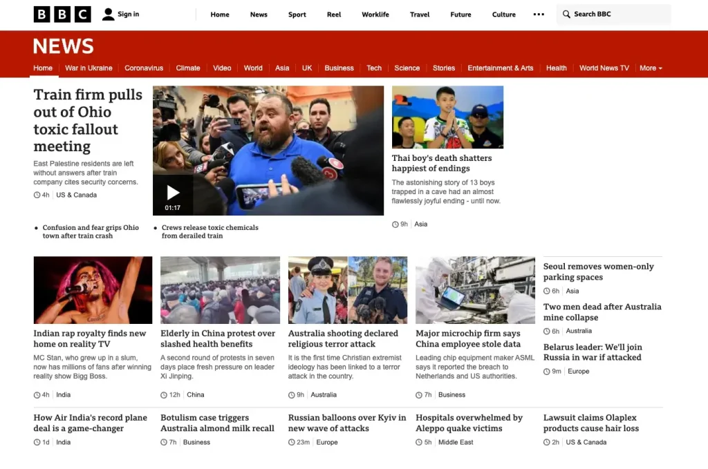 Washington Post Competitors