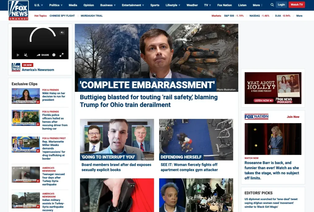 Washington Post Competitors