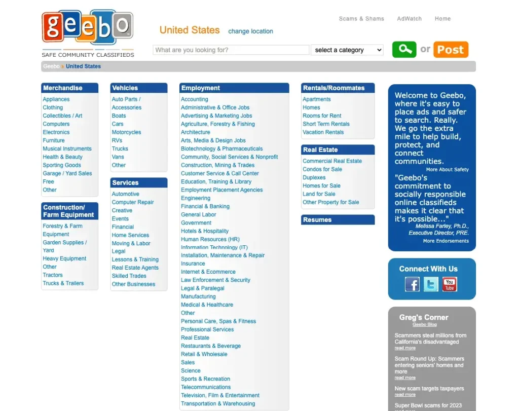 Backpage Alternatives