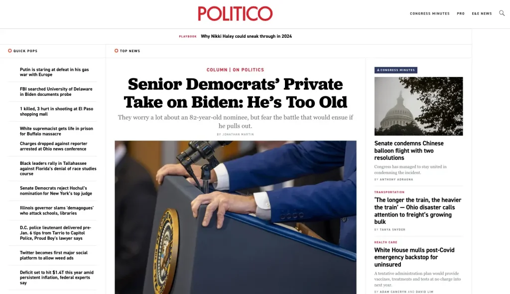 Washington Post Competitors
