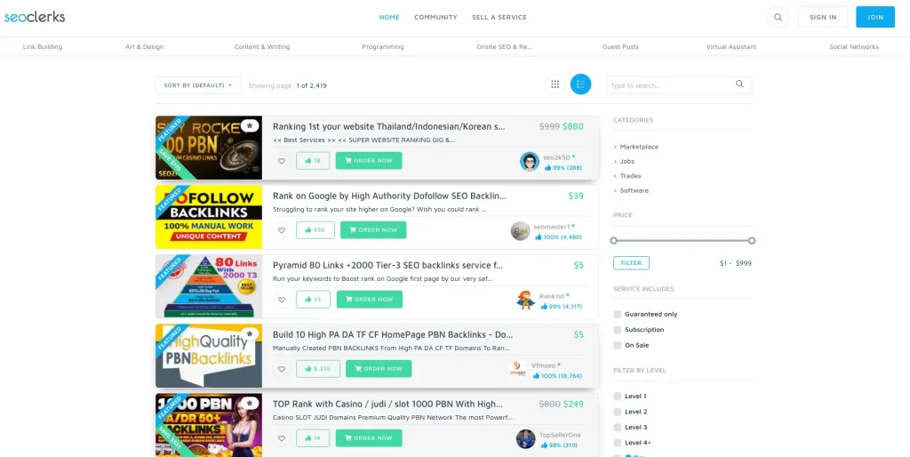 Fiverr Competitors