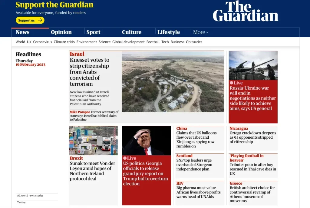 Washington Post Competitors