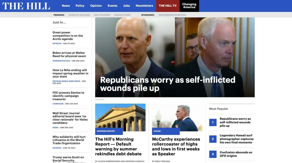 Washington Post Competitors
