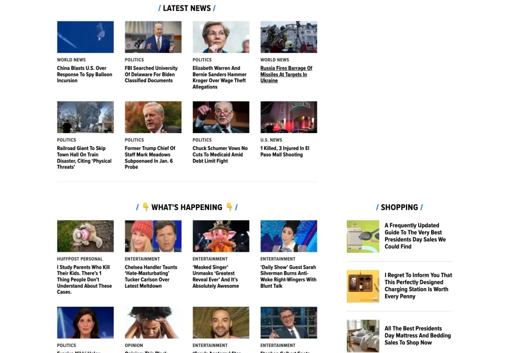 Washington Post Competitors